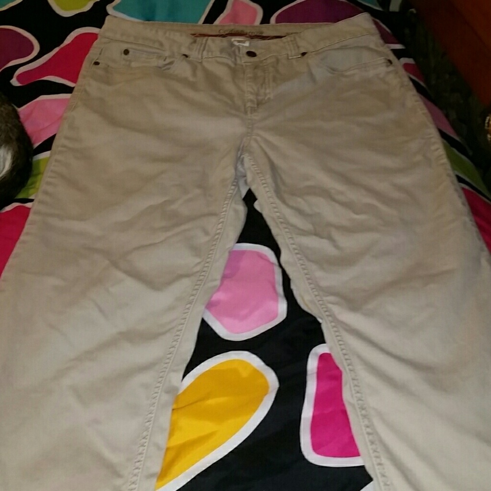 Croft & Barrow tan jeans